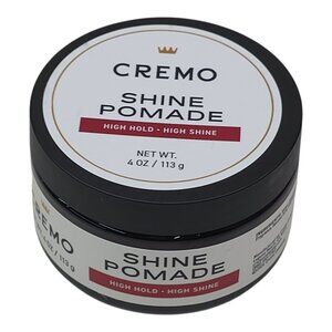 Cremo Shine Pomade High Hold & High Shine Classic Definition Hair Styling 4 Oz
